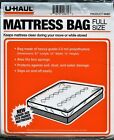 Mattress Bag FULL SIZE for Storage 87''L 54'' W 10 H Plastic Dust Bug Waterproof