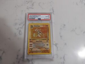 Pokémon TCG Kabutops Fossil 9 Holo 1st Edition Holo Rare PSA Grade 6