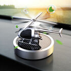 Helicopter Solar Car Air Freshener,Rotation Zinc Alloy Car Perfume Diffuser New