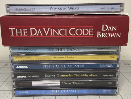 8 CD Lot 21 CDs Classics, Classical, Kenny G, The Da Vinci Code & More All VGUC!