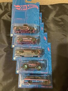 Hot Wheels 2022 Pearl and Chrome 54th Anniversary SET OF 5