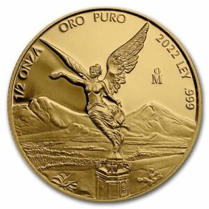 2022 1/2 Oz Mexican Proof Gold Libertad Coin