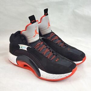 Nike Air Jordan XXXV 35 Bred Men Black Red CQ4227-030 Size 10.5 Basketball Shoes