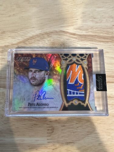 New Listing2022 Topps Dynasty Pete Alonso Nasty Mets Patch Auto 2/5!! (DAP-PA8) 🔥🔥🔥