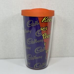 New ListingTervis Classic Tumbler Reese's & Cadbury 16 oz Cup with Orange Lid