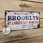 WELCOME TO BROOKLYN sign, replica, BROOKLYN, NEW YORK, welcome back Kotter, NY