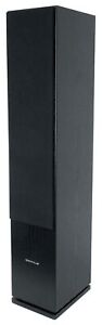 (1) Rockville RockTower 68B Black Home Audio Tower Speakers Passive 8 Ohm