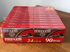 SEALED 24 Pack of Maxell 90 Minute Normal Bias Blank Cassette Tapes!