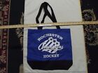 Vintage Rochester Americans NY Amerks Blue Tote Bag Hockey AHL Shows Logo Nice
