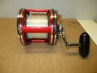 PENN SENATOR 114H 6/0 with RED ACCUFRAME with Aluminum Spool & 80 LB. LINE ***