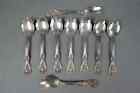 REED & BARTON FRANCIS I  - 9 ICE CREAM FORK /SPOON STERLING SILVER 5 1/4