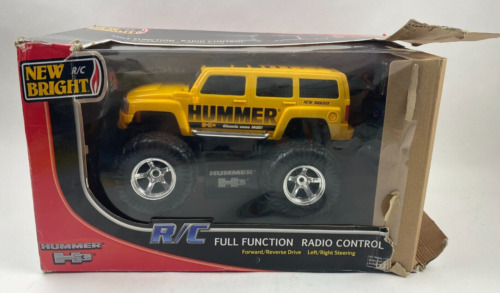 New Bright RC Yellow Hummer H3