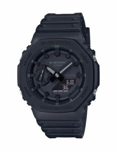-NEW- Casio G-Shock Black Analog / Digital Watch GA2100-1A1