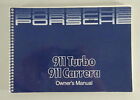 Owners Manual Porsche 911 Carrera 3,2/Turbo 3,3 Litre G - Model By 06/1985