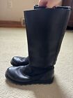 Sorel Scotia Waterproof Tall Black Leather Boots Size 9