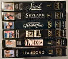 6 VHS lot Hallmark Gold Crown Collector's Edition Sarah Plain Tall trilogy Rose
