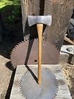 Very Nice Hults Bruk Axe Double Bit Cruiser  2 1/2  Lb. Solid Handle NO RESERVE