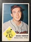 Brooks Robinson 1963 Fleer Vintage Baseball Card #4 RARE NICE!! HOF Orioles