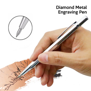 Carbide Scriber Pen Engraving Tool Metal Glass Concrete Jewelry Marking Kit USA