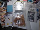 Lot Of 15 Craft Items Stamps Stickers Die Cut Embossing See Description