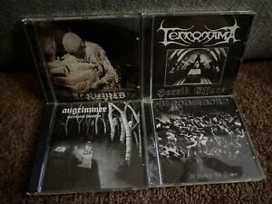 4CD Black Metal Thrash Lot Terrorama Augrimmer Bloodsworn - Emperor Gorgoroth