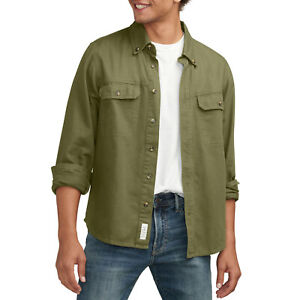 Lucky Brand Men's Shirt Jacket Size Green Olive