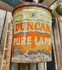 New ListingVintage Advertising DUNCAN Pure Lard Tin St. Louis Missouri Kitchen Decor