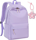 School Backpack for Teens, Simple College Bookbag for Girls Travel, Lightweight