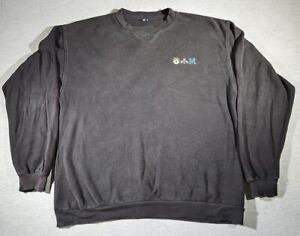 VTG 1999 IBM Computers Pullover Sweater Embroidered Sz Measured Eye Bee M Logo