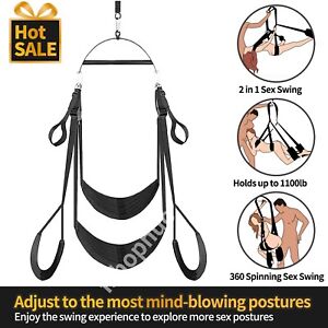 BDSM 360 Spinning Sex Swings Swivel Couples Position Aid Adult Sex Toys Sexswing