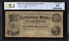 1864 $500 Confederate States of America PCGS 15 Details T- 64 PF- 2 CR-489 Pink