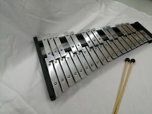SAITO Glockenspiel Xylophone 32 keysPercussion Kit Good condition JP USED