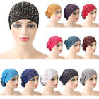 Women Muslim Beanie Turban Hat Flower Head Scarf Wrap Chemo Cap Arab Headwear