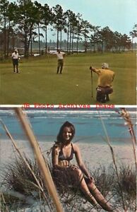 NC, Ocean Isle Beach, North Carolina, Golf & Country Club, Girl Sun Bathing