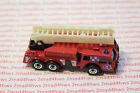 1995 Matchbox FIRE TRUCK engine #18 checkers 4 loose THAILAND