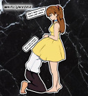 Asuka Shinji Funny Meme decal Sexy Anime Sticker JDM Vinyl Bumper Sticker Decal