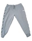 PUMA Sweatpants Men’s 3XL French Terry Joggers Gray Fleece Tapered