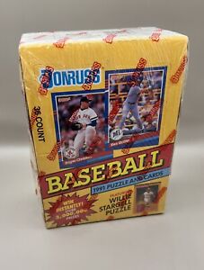 1991 DONRUSS BASEBALL CARDS SERIES 1 FACTORY-SEALED BOX - 36 PACKS