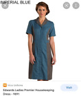 EDWARDS #9891 Imperil Blue PREMIER HOUSEKEEPING DRESS Size XS NEW with Tags NWT