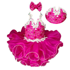Jenniferwu Pageant Dress Handmade Beaded Dresses Toddler Pageant Princess Dress