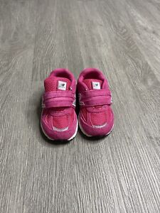 New Balance 990v5 Toddler Girls Shoe Size 4c Pink Walking Hook & Loop KV990PEI