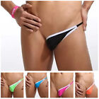 Mens Sexy Unilateral Thong Panties G-String Briefs Breathable Underwear Lingerie