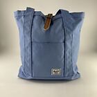 Unisex Handbags Herschel Supply Co. Blue Buckle Magnet Close Tote Bag EUC