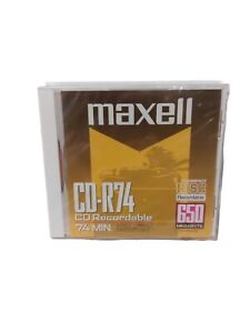 MAXELL CD-R74 RECORDABLE DISCS New Sealed