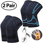 4x Knee Sleeve Compression Brace Support For Sport Joint Pain Arthritis Relief