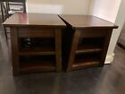 Set Of 2 Coffee End Tables With Outlets