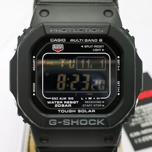 CASIO G-SHOCK GW-M5610UBC-1JF Black Solar Radio 6 Digital Men's Watch New in Box