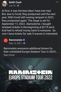 rammstein tickets