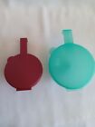 2 Piece Tupperware Forget-Me-Not Onion And Tomato Fridge Keepers