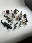 Lot Of 16 Papo And Mixed Barn Safari Animals Moveable Alligator 2 Headed